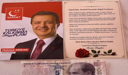 Saadet Partisi'nden Hendek Esnafına Siftah Zarfı
