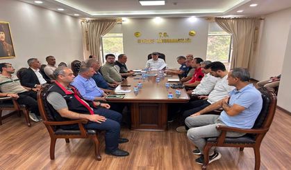 Hendek'te Orman Yangınlarına Karşı Komisyon Toplantısı