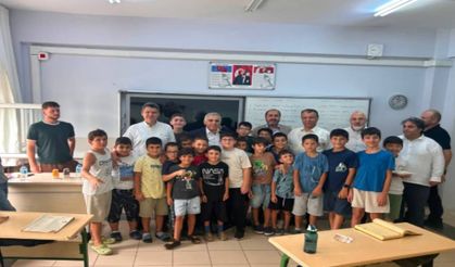 Kaymakam Gökpınar ve AKP Sakarya Milletvekili Ali İnci TÜGVA Yaz Kur'an Kursu Öğrencileriyle Buluştu