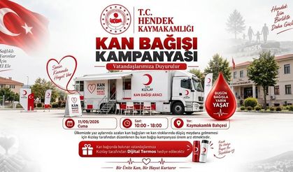 Kaymakamlık Bahçesinde Kan Bağışı Kampanyası