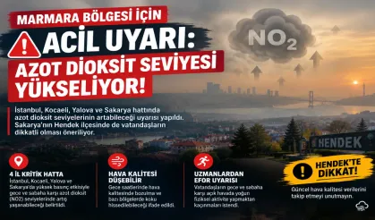 Marmara İçin Hava Kirliliği Uyarısı