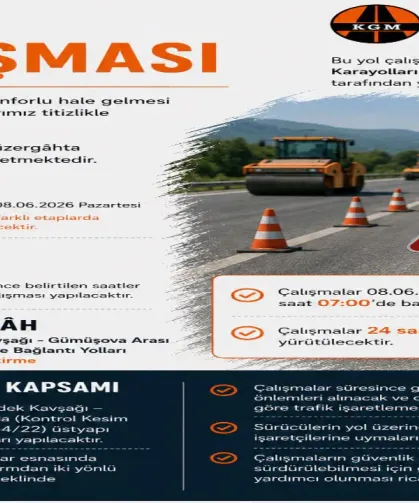 TEM Otoyolu Hendek-Gümüşova Arası Yol Çalışması