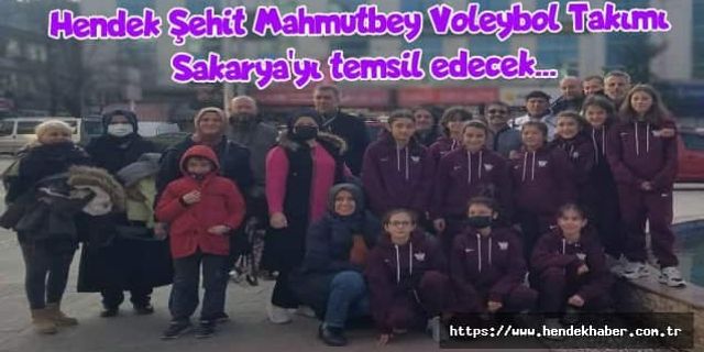 Hendek Şehit Mahmutbey Voleybol Takımı Sakarya'yı temsil edecek...