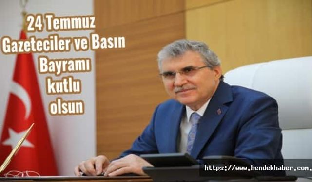 24 Temmuz Gazeteciler ve Basın Bayramı kutlu olsun