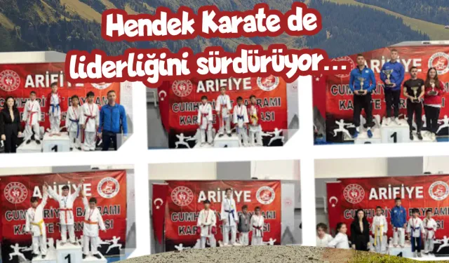 Hendek Karate de liderliğini sürdürüyor…