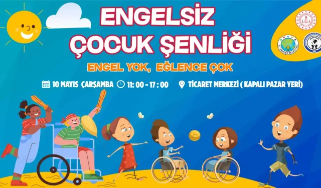 Hendek Kapalı Pazar Yerinde ‘Engelsiz Çocuk Şenliği’ düzenlenecek.