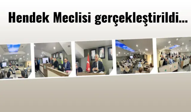 Hendek Meclisi gerçekleştirildi…