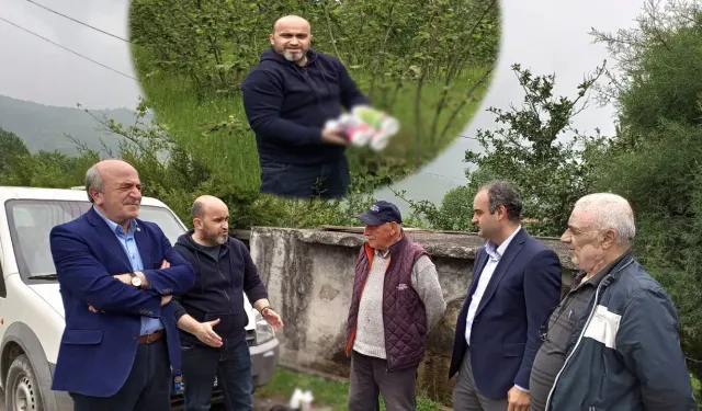 Zirai Dondan Etkilenen Fındık Tarlalarında uygulama gerçekleştirdiler.