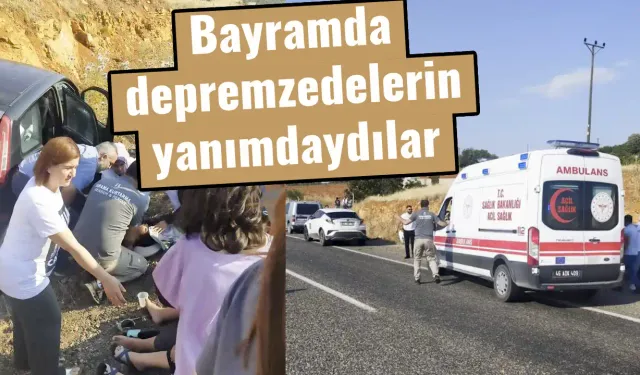 Bayramda depremzedelerin yanımdaydılar