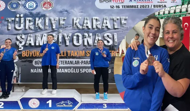 Hendek Karate Sporcusu İrem Durmaz Türkiye Üçüncüsü Oldu