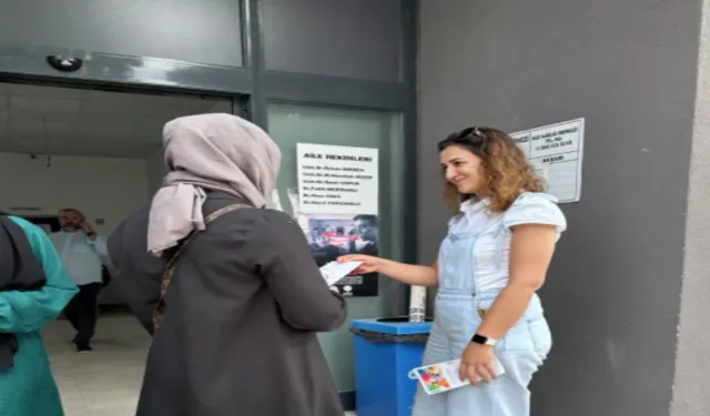 Hendek'te Sağlıklı Yaşam İçin broşürler dağıtıldı