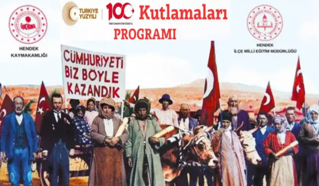 Hendek’te Cumhuriyetin 100. Yılı Kutlamaları Başlıyor