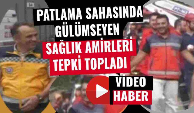 Yaşanan Patlamada , Sağlık Personelinin Tavrı Tepki Çekti