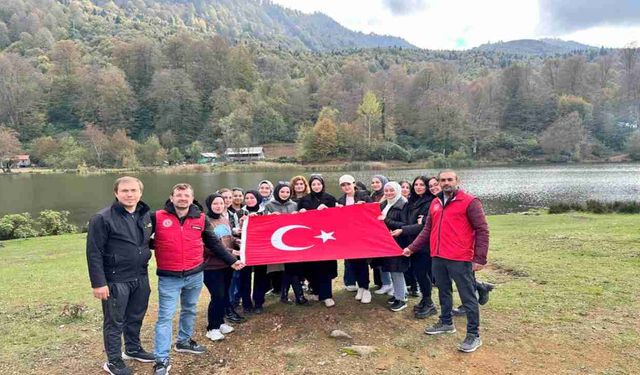 Cumhuriyet'in 101. Yılında Doğa Yürüyüşü Etkinliği gerçekleştirdiler