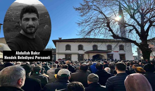 Belediye Personeli Abdullah Bakır Hendek'te Dualarla Uğurlandı