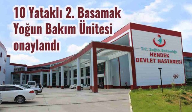 Devlet Hastanesi'ne 10 Yataklı Yoğun Bakım Ünitesi onaylandı