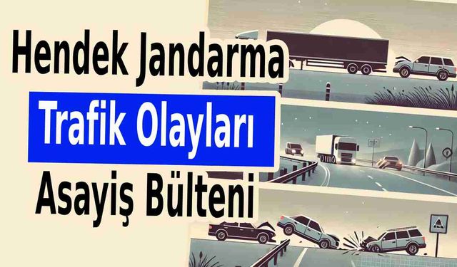 Hendek Jandarma Trafik Olayları : Asayiş Bülteni