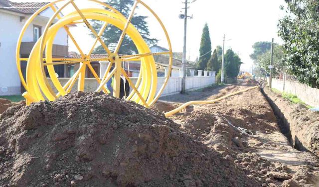 Doğalgaz Olmayan Mahalleler de Çalışmalar sürüyor...