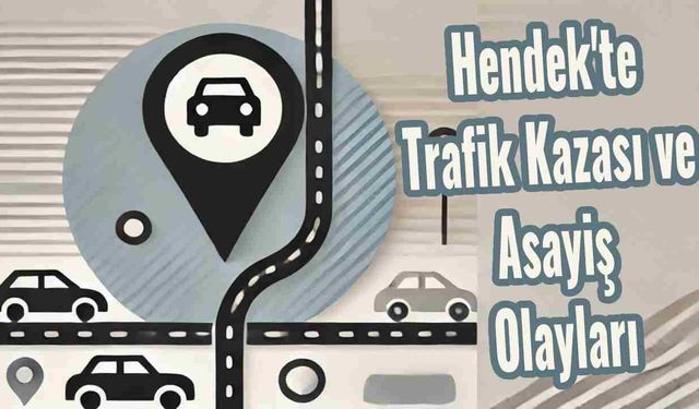 Hendek'te Trafik Kazası ve Asayiş Olayları