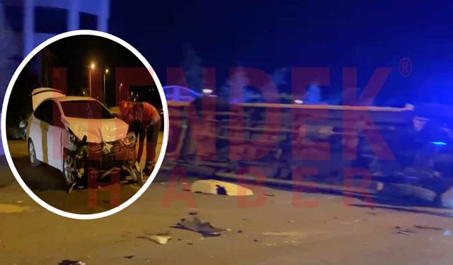Hendek’te Gece Yarısı Trafik Kazası yaşandı