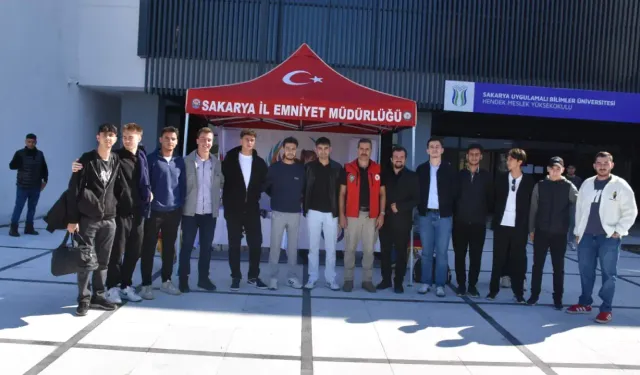 Hendek MYO’da TEM Şube Müdürlüğü bilgilendirmede bulundu