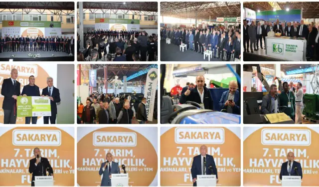 7. Sakarya Tarım ve Hayvancılık Fuarı Hendek'te Kapılarını Açtı