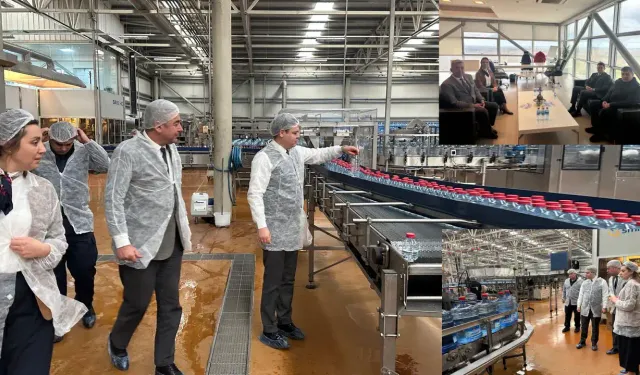 Hendek Kaymakamı Elmacık Su Fabrikasını Ziyaret Etti