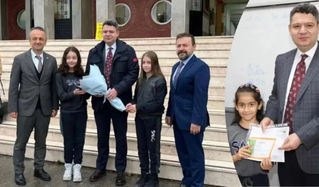 Hendek’te Öğrencilerin Karne Sevincine Ortak Oldular