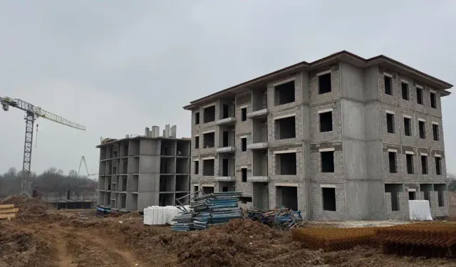 Hendek'te  TOKİ Konutları Yükseliyor