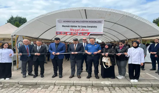 Hendek'te Mesleki Eğitim Yıl Sonu Sergisi Açıldı