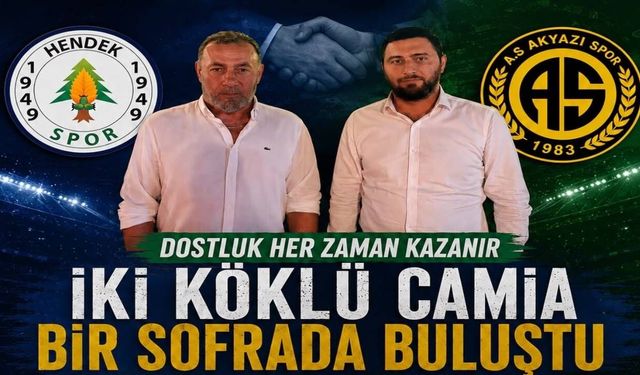 Hendekspor'dan A.S. Akyazıspor'a Dostluk Ziyareti