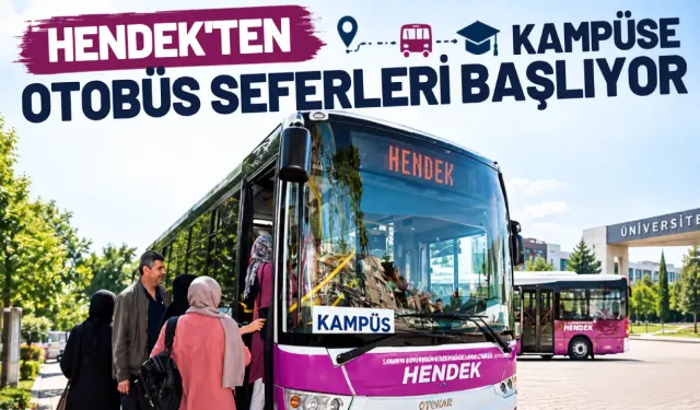 Hendek - Kampüs Seferleri 21 Eylül'de Başlıyor