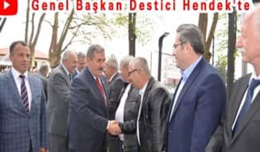 Destici Hendek Belediyesinde Şöyle Konuştu...