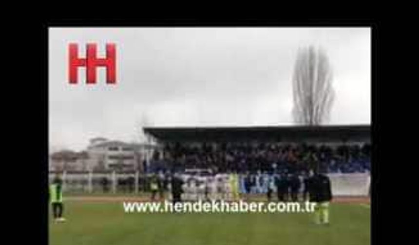 Hendekspor'un galibiyet sevinci