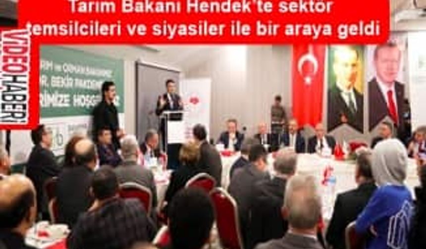 Tarım ve Orman Bakanı Hendek'te