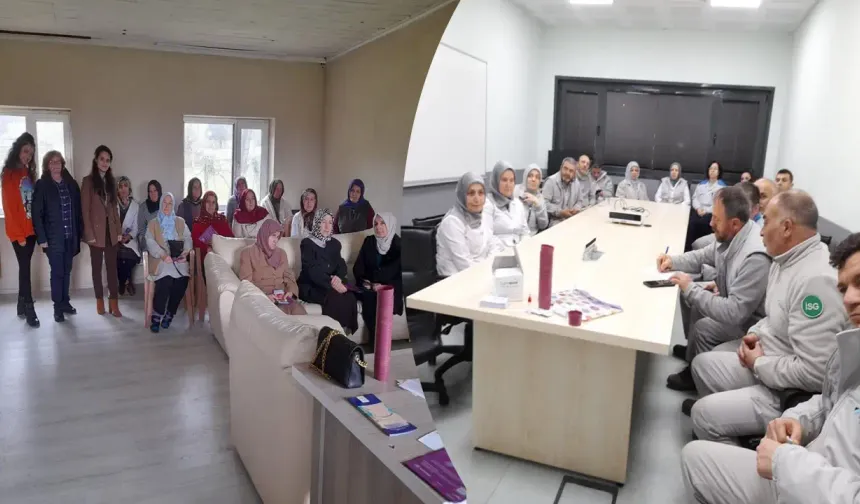 İlçe Sağlık Hendek'te kanser tarama konusunda bilgilendiriyor