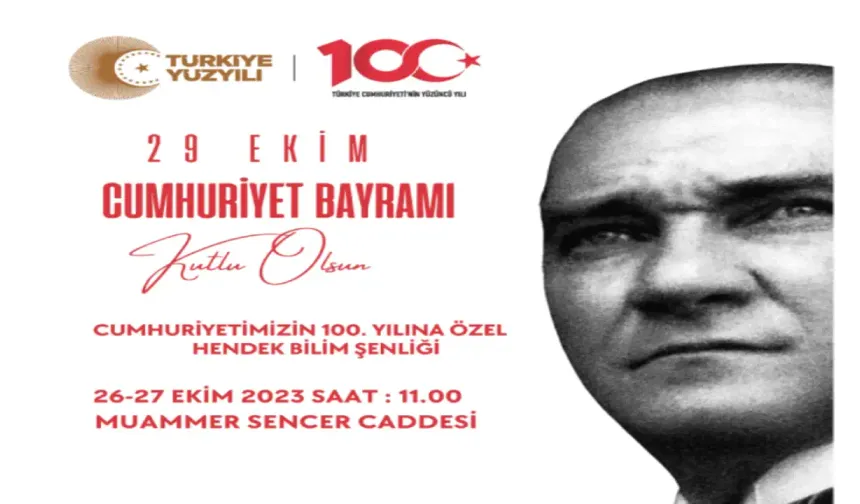 Hendek’te "Cumhuriyetimizin 100. Yılına Özel Hendek Bilim Şenliği" düzenlenecek