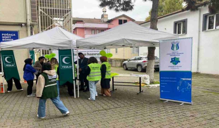 Yeşilay Hendek MYO’da stant açtı