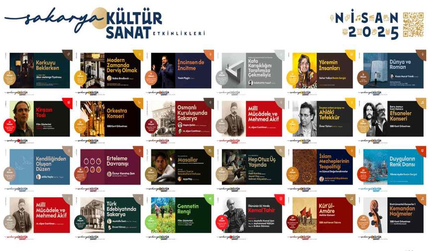 Sakarya Nisan Ayı Kültür Sanat Etkinlik Takvimi Yayınlandı