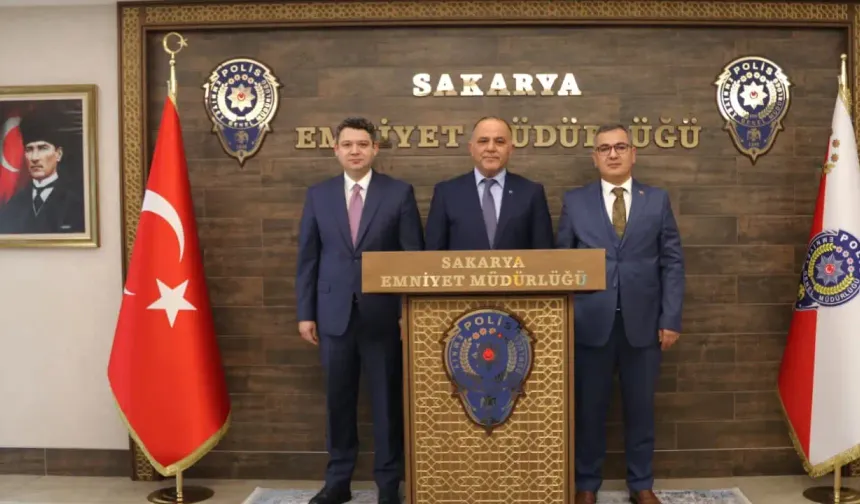 Hendek Kaymakamı Gökpınar’dan İl Emniyet Müdürü Saka’ya Hayırlı Olsun Ziyareti