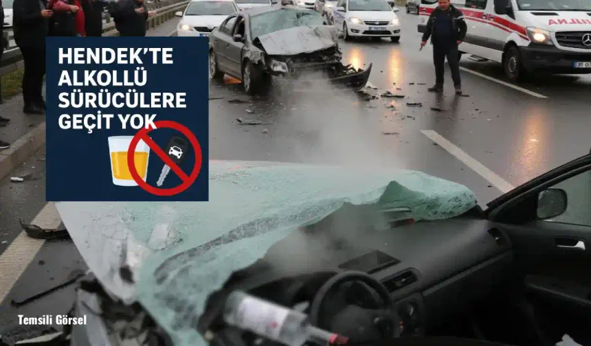 Hendek’te Alkollü Sürücülere Geçit Yok
