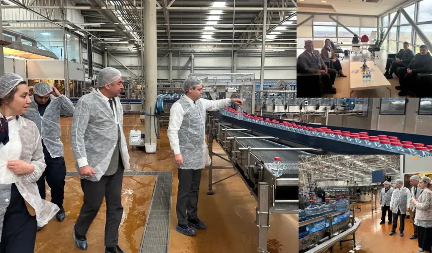Hendek Kaymakamı Elmacık Su Fabrikasını Ziyaret Etti
