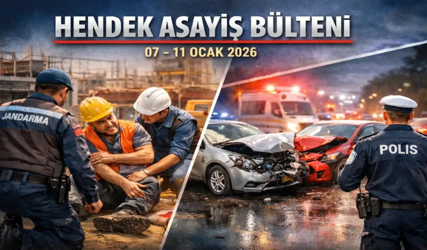 Hendek’te Trafik Kazaları: 1 Ölü, 8 Yaralı