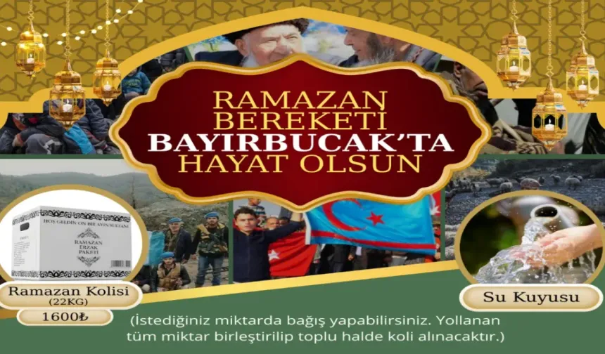 Hendek’ten Bayırbucak  Türkmenlerine yardım kampanyası