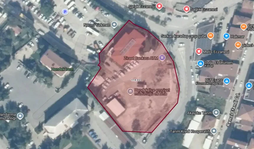 Hendek İlçe Emniyet Müdürlüğü Arsası Satılıyor