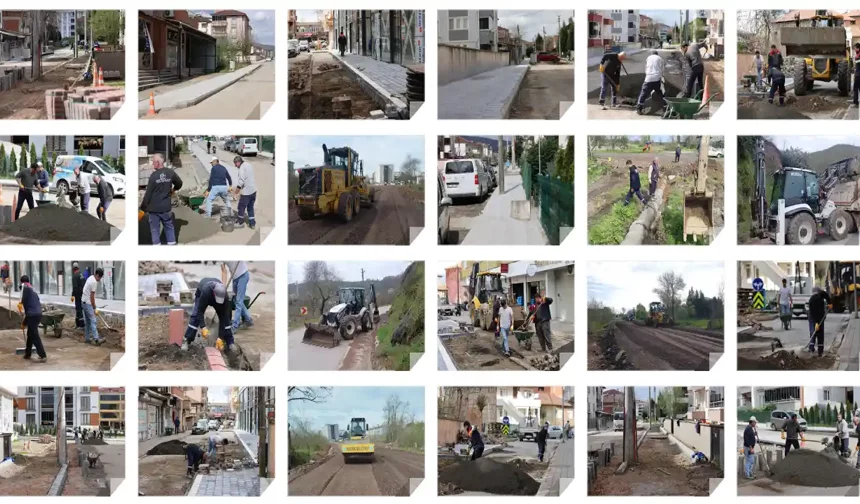 Hendek’te Altyapı ve Üstyapı Çalışmaları Sürüyor