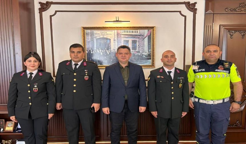 Hendek Jandarması'ndan Kaymakam Gökpınar'a Ziyaret