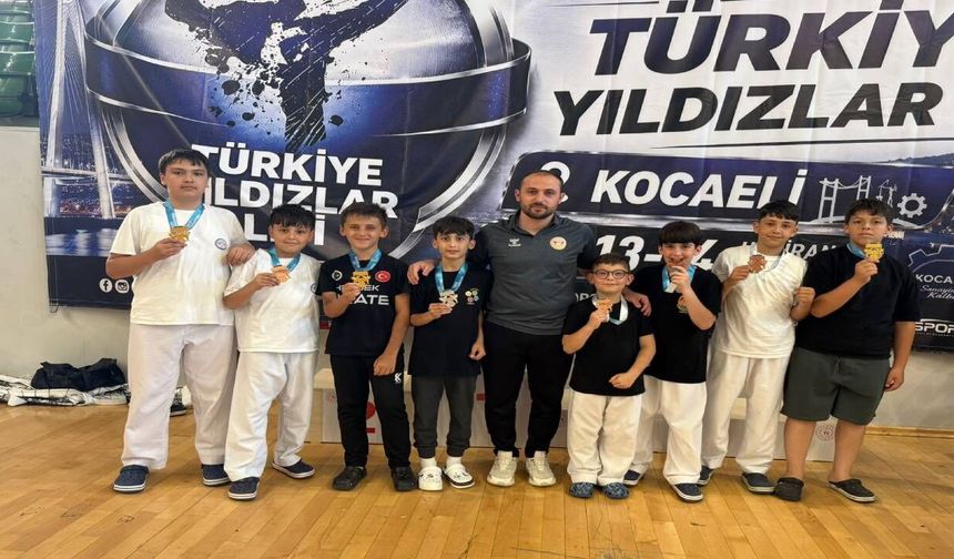 Hendek Olimpik Spor Kulübü Karate Ligi'ne Damga Vurdu