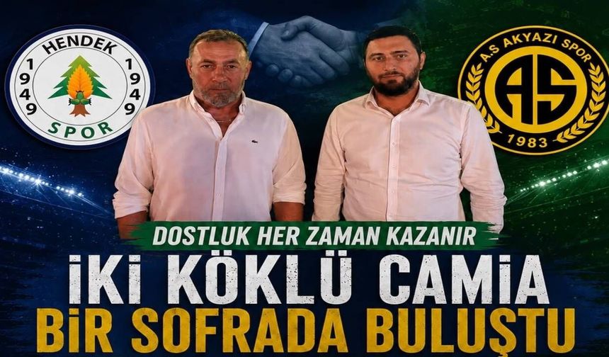 Hendekspor'dan A.S. Akyazıspor'a Dostluk Ziyareti