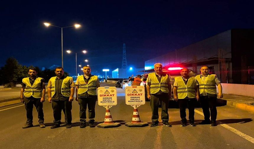 Hendek Ormanlarında Gece Denetimleri Sürüyor